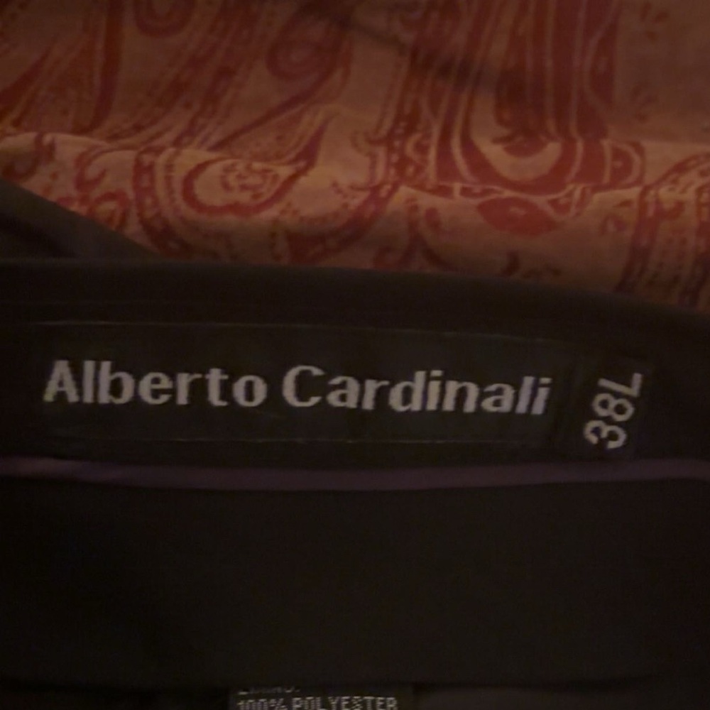 Alberto Cardinali Black Dress Pants